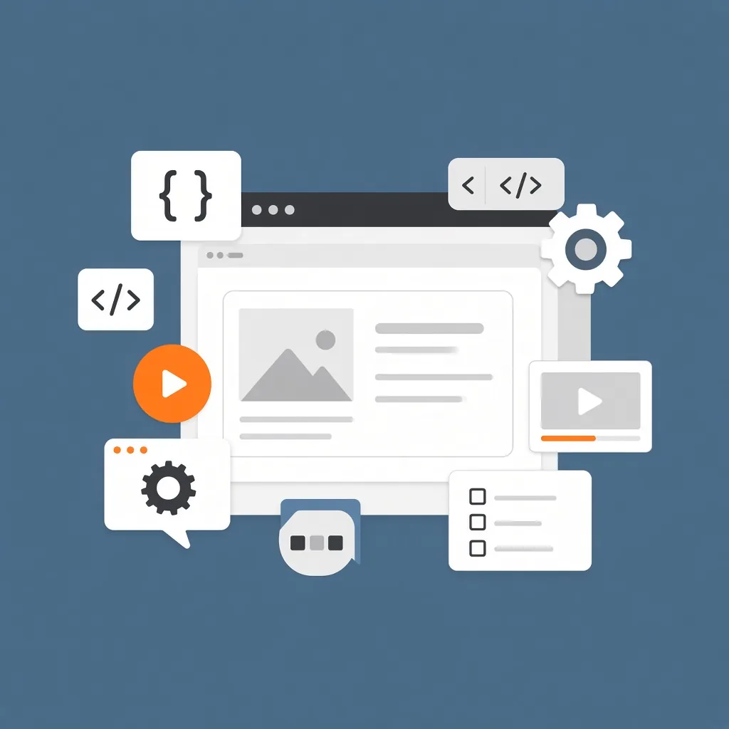 Web App Development illustration